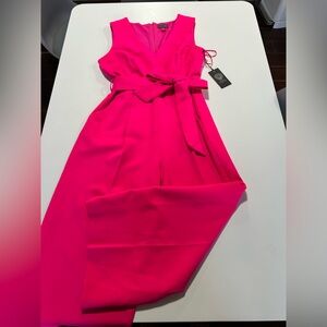 Vince Camuto Vibrant Pink Jumpsuit